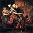 Unknown Aeneas Carrying Anchises by Carl van Loo painting